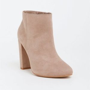 Torrid Faux Suede High Heeled Bootie Size 10.5W